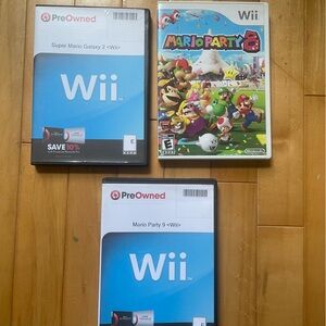 PS4 Mario Set of 3 Games